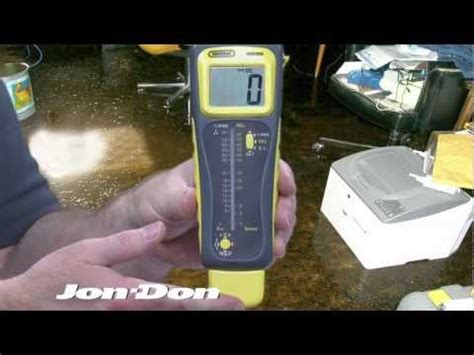 MMD900 Moisture Meter Demo/Review 